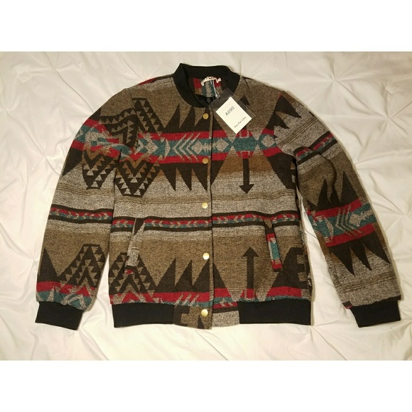 Mens Nwt Aztec Bomber Jacket Xxl 